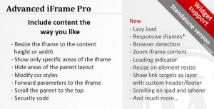 Advanced iFrame Pro 2022.5