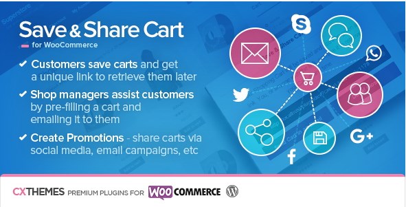 Save & Share Cart for WooCommerce 2.20