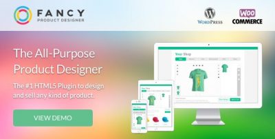 Fancy Product Designer – WooCommerce WordPress 4.7.4