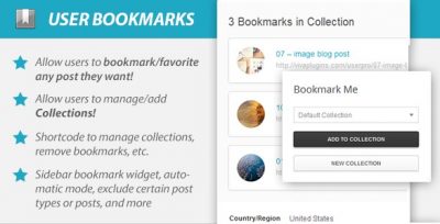 WordPress User Bookmarks for UserPro 4.0.2