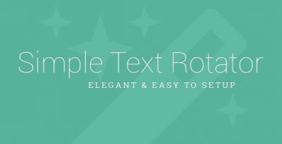 Simple Text Rotator WordPress Plugin  1.2