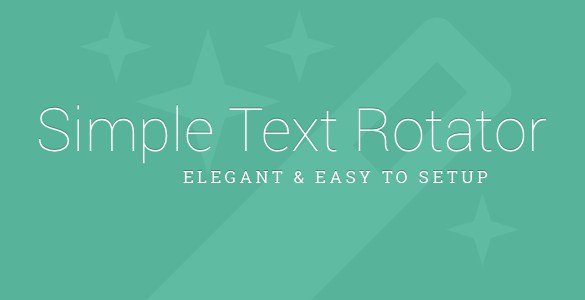 Simple Text Rotator WordPress Plugin  1.2
