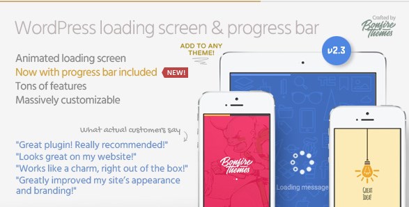 PageLoader – Loading Screen and Progress Bar for WordPress 4.4