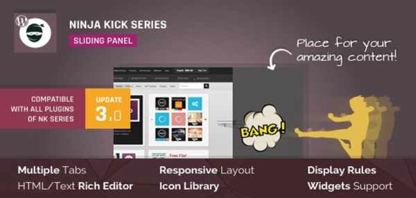 Ninja Kick: Sliding Panel for WordPress 3.0.13