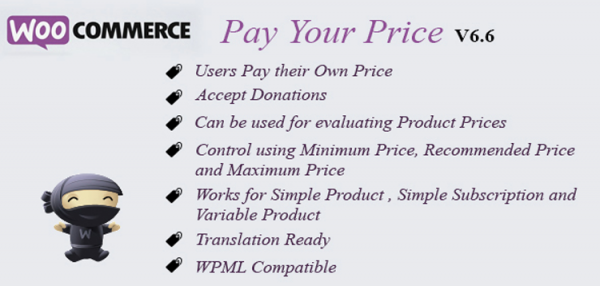 WooCommerce Pay Your Price 8.3 WooCommerce Pay Your Price 8.3