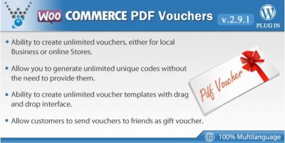 WooCommerce PDF Vouchers – WordPress Plugin 4.3.14
