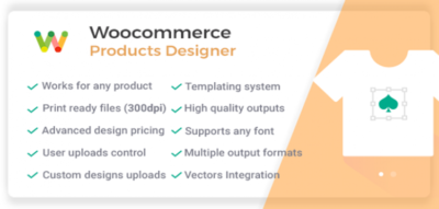 Woocommerce Products Designer - Online Product Customizer for Shirts, Cards, Lettering & Decals 5.4.7