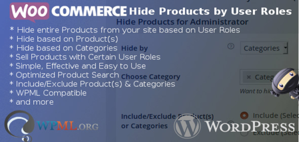 WooCommerce Hide Products by User Roles 6.3.2