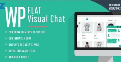 WP Flat Visual Chat – Live Chat & Remote View for WordPress 5.403
