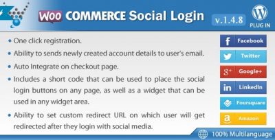 WooCommerce Social Login By Wpweb 2.3.11