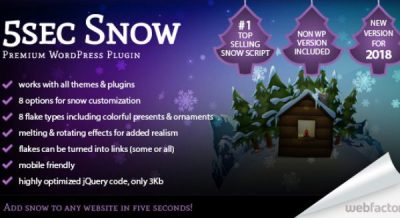 5sec Snow WordPress Plugin 1.70