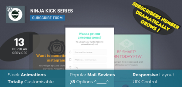 Ninja Kick: Subscription WordPress Plugin 1.5.7