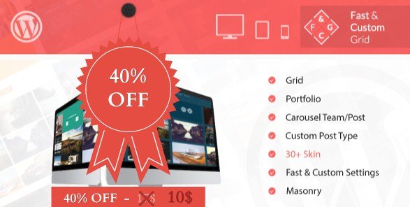 Fast & Custom Grid – WordPress Plugin 1.0 Fast & Custom Grid – WordPress Plugin 1.0