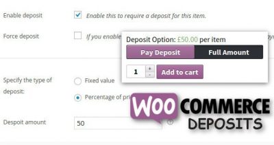 WooCommerce Deposits Partial Payments Plugin 4.0.5