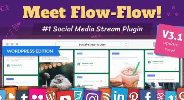 Flow-Flow – WordPress Social Stream Plugin 4.9.6