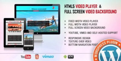 Video Player & FullScreen Video Background – WP Plugin 1.9.8