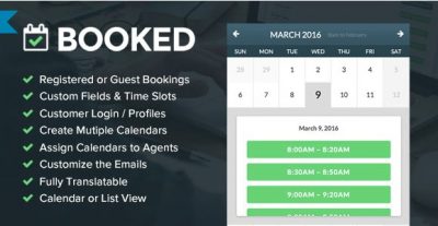 Booked Appointments – Appointment Booking for WordPress 2.4.2