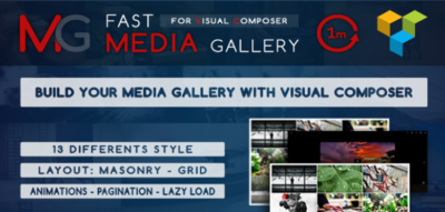 Fast Media Gallery For Visual Composer - Wordpress Plugin 3.1