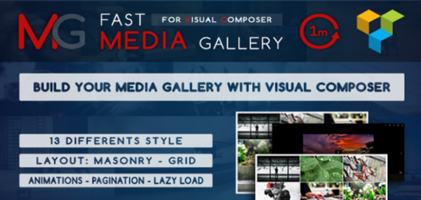 Fast Media Gallery For Visual Composer - Wordpress Plugin 3.1