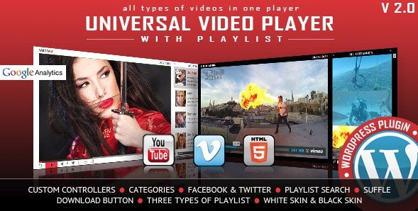 Universal Video Player – WordPress Plugin 3.8.6