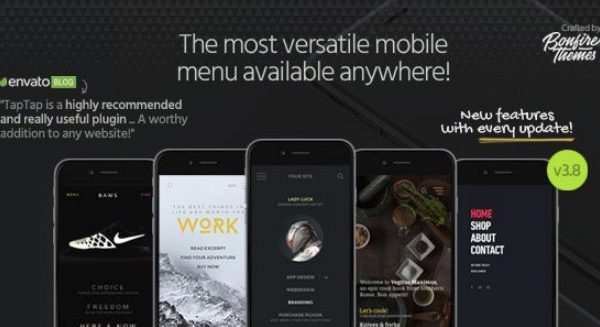 TapTap – A Super Customizable WordPress Mobile Menu 5.6 TapTap – A Super Customizable WordPress Mobile Menu 5.6