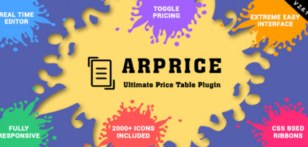 ARPrice - Responsive Pricing Table Plugin for WordPress 4.0.3