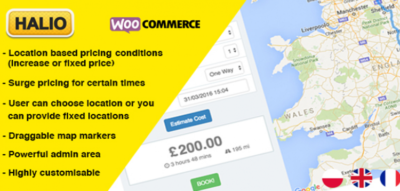 Halio: WooCommerce Taxi Booking Plugin 1.5.1