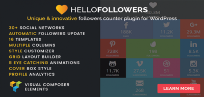 Hello Followers - Social Counter Plugin for WordPress 2.5