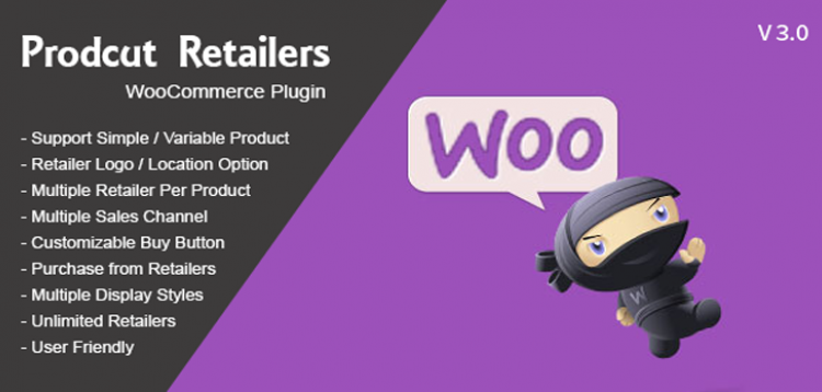 Product Retailers Woocommerce WordPress Plugin 2.9