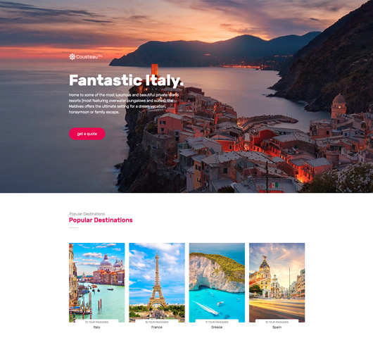 CSSIgniter Cousteau Pro WordPress Theme 1.0.1