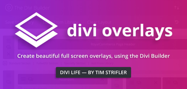 Divi Overlays | Create Overlays 2.9.1