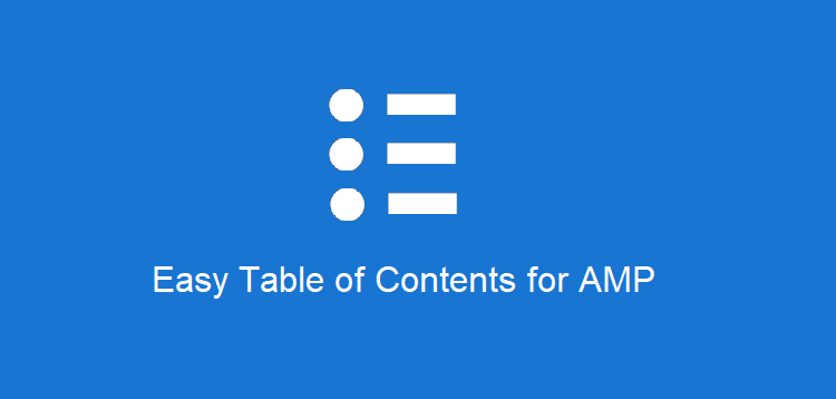 AMPforWP Easy Table of Contents for AMP 1.0.4