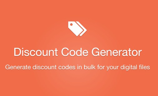 Easy Digital Downloads Discount Code Generator Addon 1.2