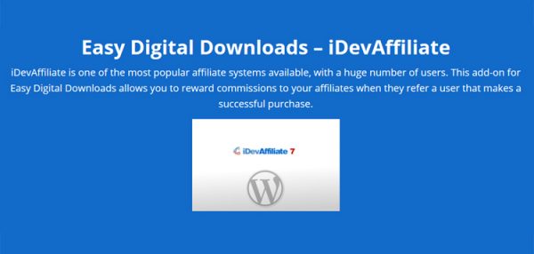 Easy Digital Downloads iDevAffiliate by Real Big Plugins 1.2.0 Easy Digital Downloads iDevAffiliate by Real Big Plugins 1.2.0