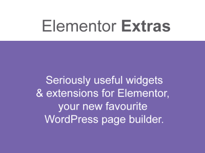 Elementor Extras WordPress Plugin 2.2.51