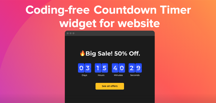 Elfsight - Countdown Timer - WordPress Countdown Timer Plugin 1.3.0