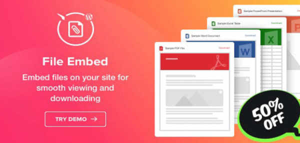 File Viewer - WordPress File Embed plugin  1.1.1