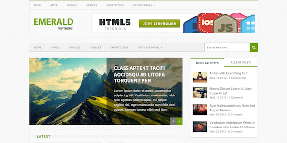 MyThemeShop Emerald WordPress Theme 1.1.8