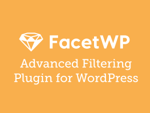 FacetWP – Advanced Filtering Plugin for WordPress 4.3