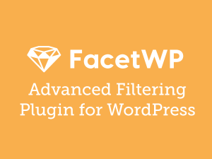 FacetWP – Advanced Filtering Plugin for WordPress 4.5