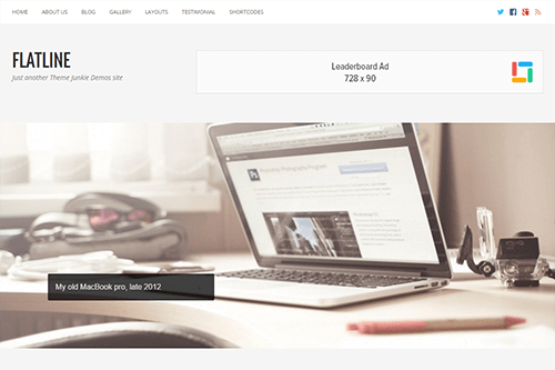Theme Junkie FlatLine WordPress Theme 1.0.7