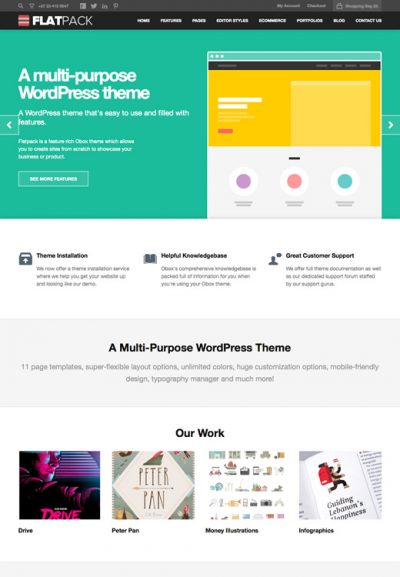OboxThemes Flatpack WordPress Theme 1.5.4  1.5.4