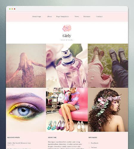 Girly WordPress Theme
