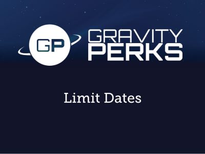 Gravity Perks Limit Dates 1.1.18