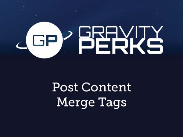 Gravity Perks Post Content Merge Tags 1.3.5