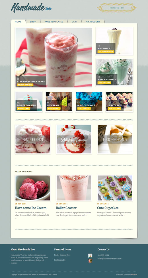 OboxThemes Handmade Two WordPress Theme 2.2.2  2.2.2