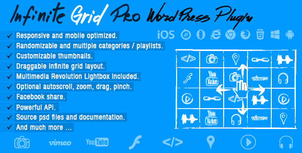 Infinite Grid Pro Wordpress Plugin 1.1