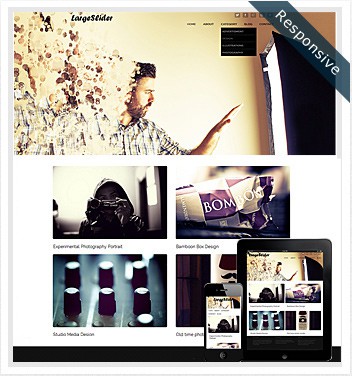 Dessign Large Slider Responsive WordPress Theme 3.0