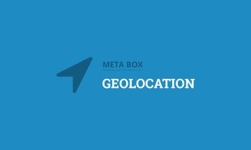Meta Box Geolocation 1.3.3