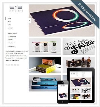 Dessign Mini Studio Responsive WordPress Theme 2.0
